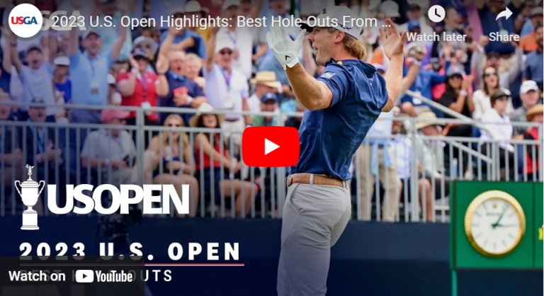 2023 U.S. Open Highlights: Best Hole-Outs From The Los Angeles Country Club